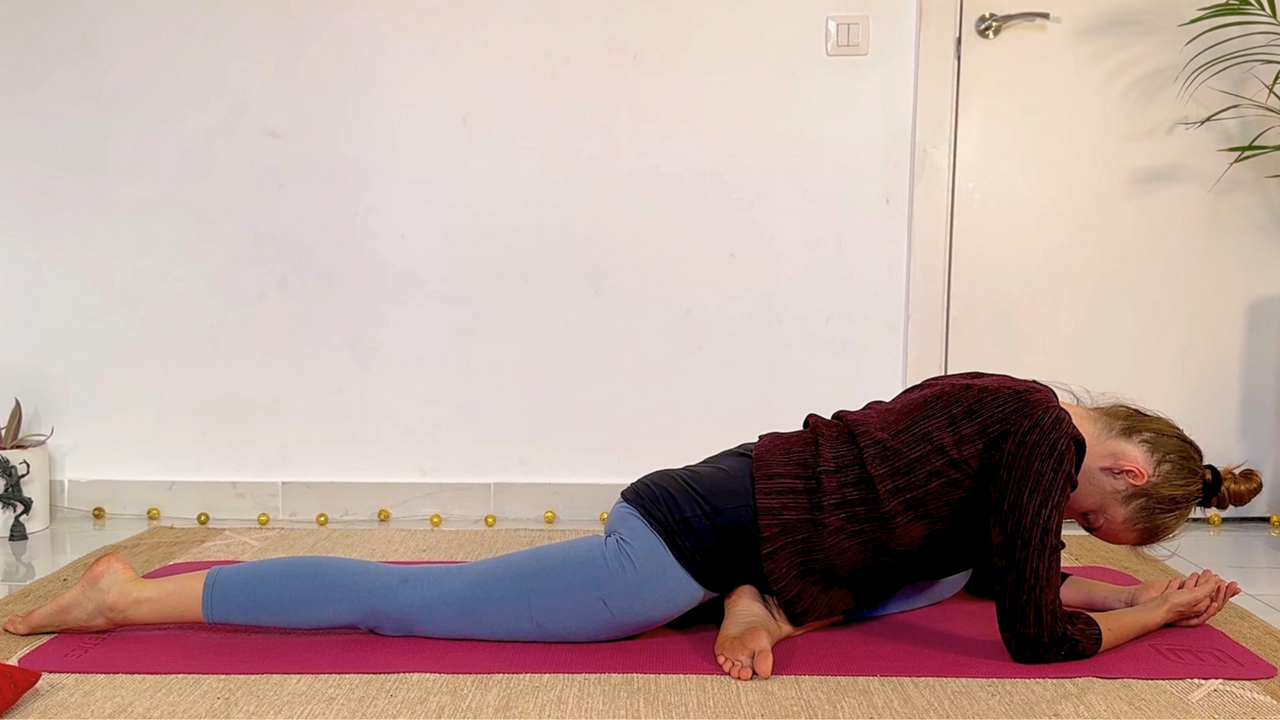 Yin Yoga für Anfänger Vorbeuge, Entspannung